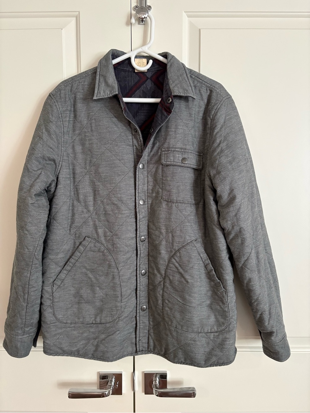 Faherty men’s quilted shirt jacket